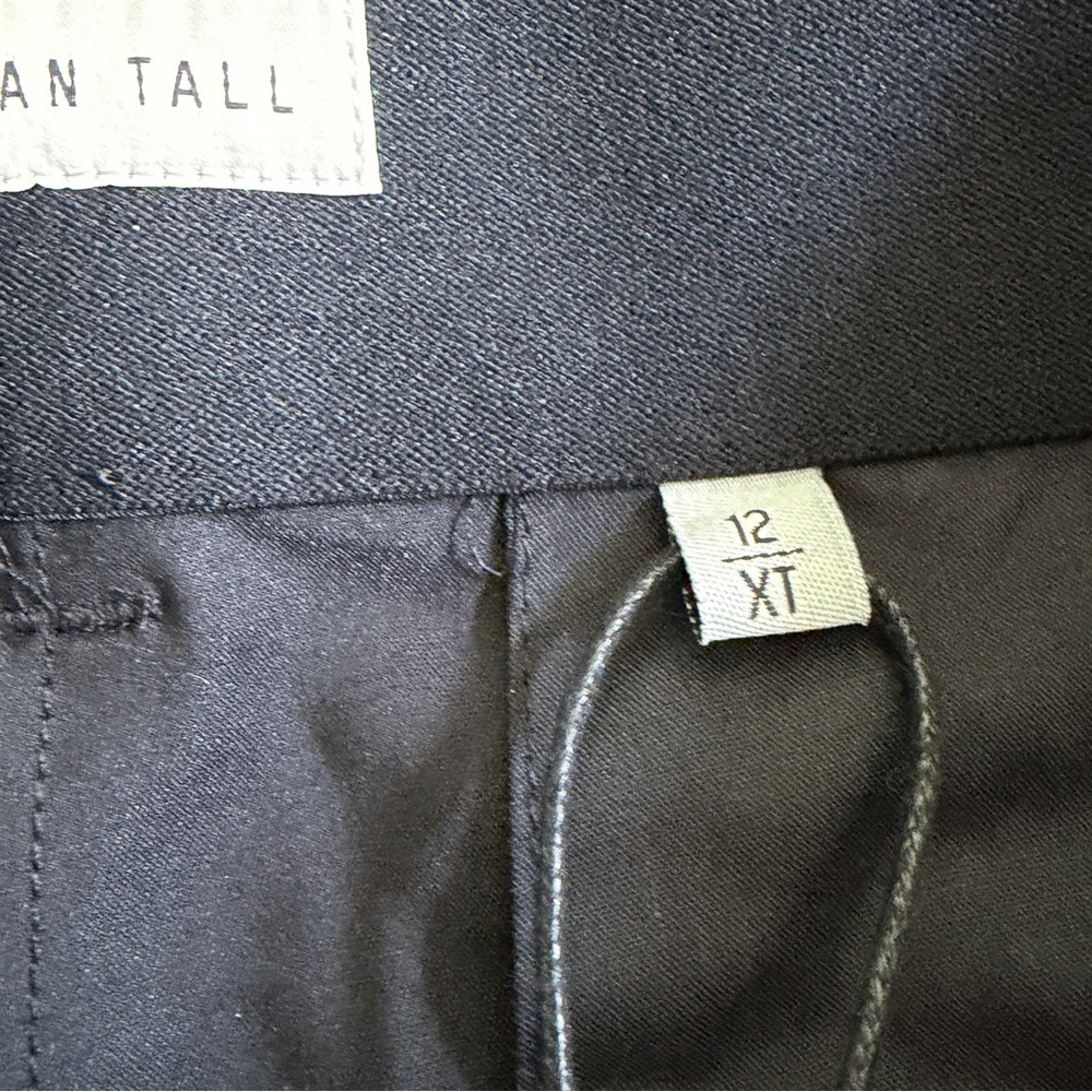 American Tall Flat Front Straight Leg Black Dress Pants Women’s Sz 12 Extra Tall - Picture 4 of 6